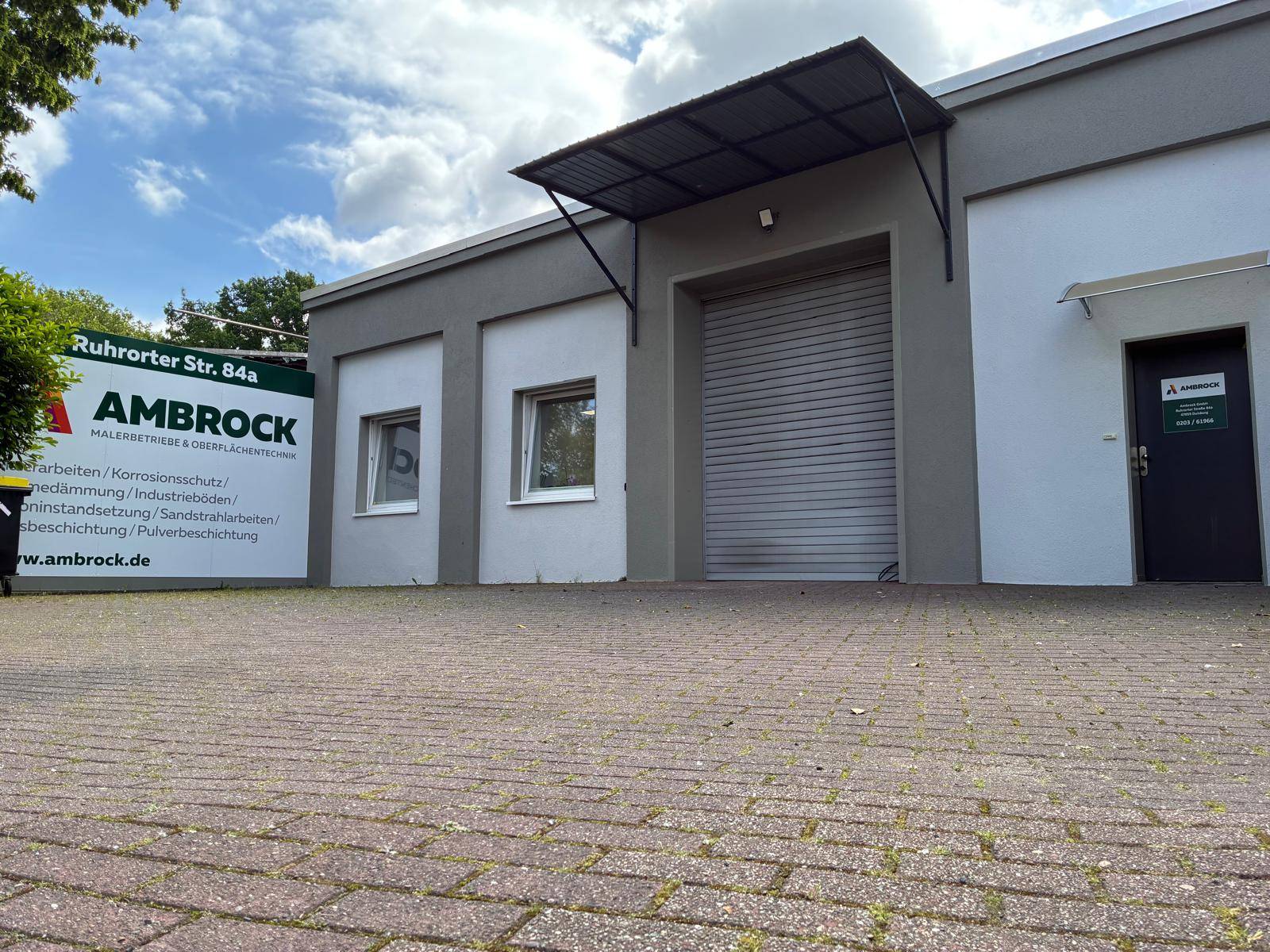 Geb&auml;ude von AMBROCK mit Unternehmensinformation